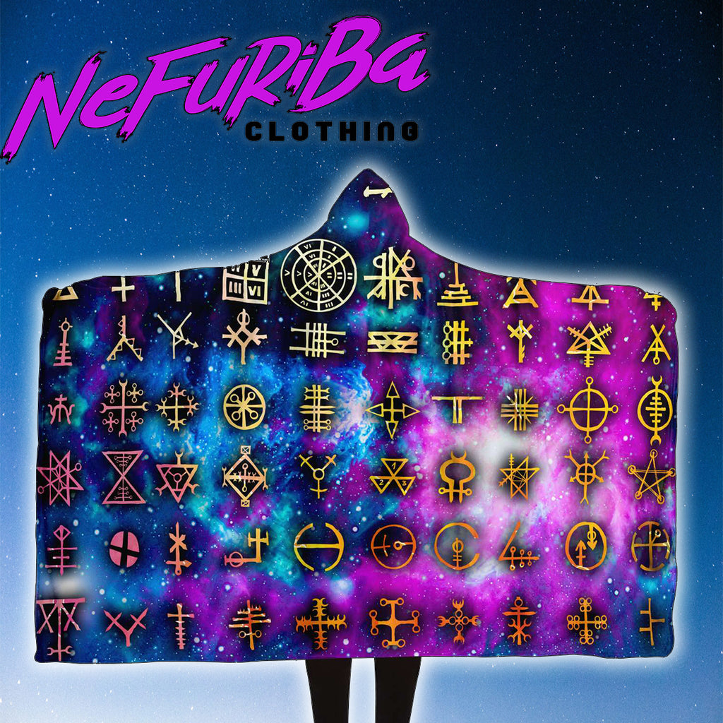 Nordic Galaxy Premium Hooded Blanket